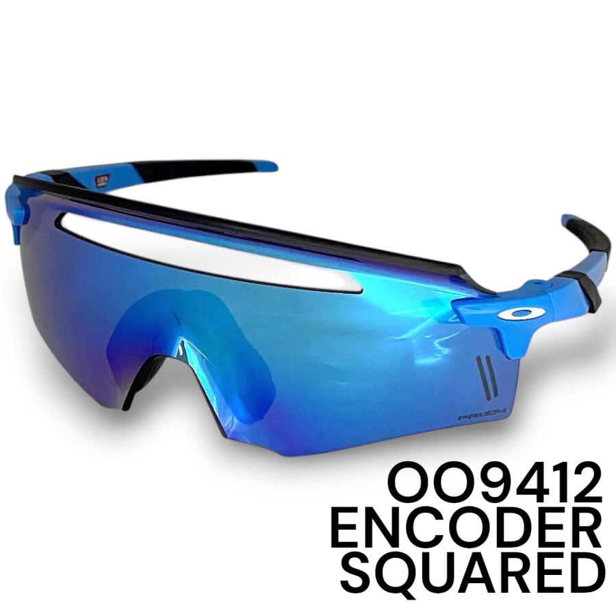 【中古】【新古品・未使用品】OAKLEY オークリー ENCODER SQUARED エンコーダー スクエアード ミラーレンズ サングラス スポーツサングラス アイウェア アジアフィット ゴルフ ウィンタースポーツ ランニング OO9412-0139 定価4.2万 Prizm Sapphire 123 ▲099▼51223m07|FASHION SELECT SHOP クローラー