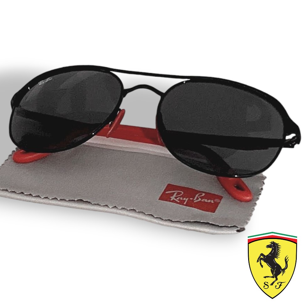 【中古】【新古品・未使用品】Ray Ban レイバン イタリア製 RB3685M SCUDERIA FERRARI COLLECTION スクーデリア フェラーリ コレクション ボストン ダブルブリッジ サングラス 眼鏡 メガネ 定価4.9万 F041/87 58□19 140▲066▼60115m05|FASHION SELECT SHOP クローラー