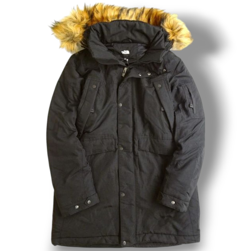 【中古】【新古品・未当て嵌める品】THE NORTH FACE 北の方人間の顔 EXCELLOFT エコ打ち倒す ナイロン 毛革付フーデッド 中綿 ミリタリーテイスト パデッドジャケット 上衣 真っただ中厚地の外套 NSI3NF51 黒いこと 90(S)▲118▼10607k05 メンズファッション-コート・ジャケット