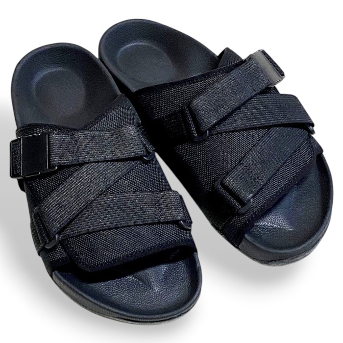 【中古】【新古品・未使用品】THE NORTH FACE ノースフェイス WHITE LABEL WOVEN SLIDE ウーブンスライド スポーツサンダル スポサン レディース NS98L36S BLK 24 ▲000▼60325m05