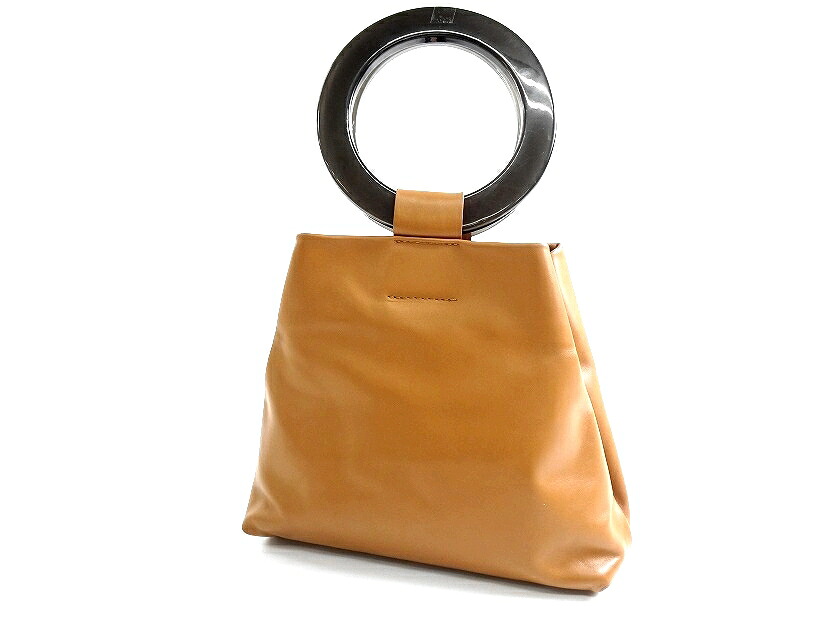 MODERN WEAVING モダンウィービング USA製 MINI CIRCLE HANDLE A-LINE TOTE 本革 カウレザー サークルハンドル ハンドバッグ トートバッグ MW106AC 定4.6万 CANYON▲042▼30125m02｜FASHION SELECT SHOP クローラー