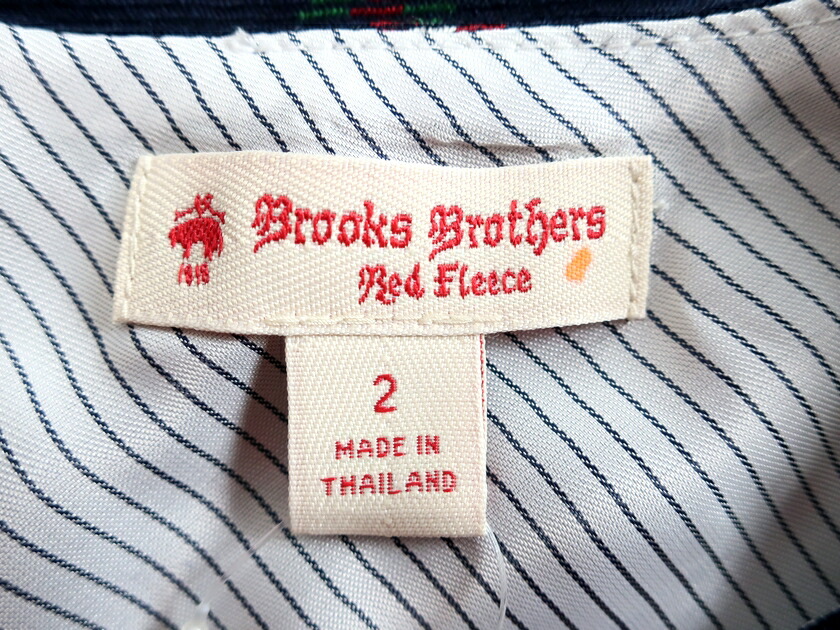 ショートスリーブドレス レッドフリース Red ワンピース Fleece Red ウールツイル Brothers レッドフリース 定6 2万 レジメンタル柄 レジメンタル柄 ブルックスブラザーズ Brooks 2 030 k05 Crawler ネイビー