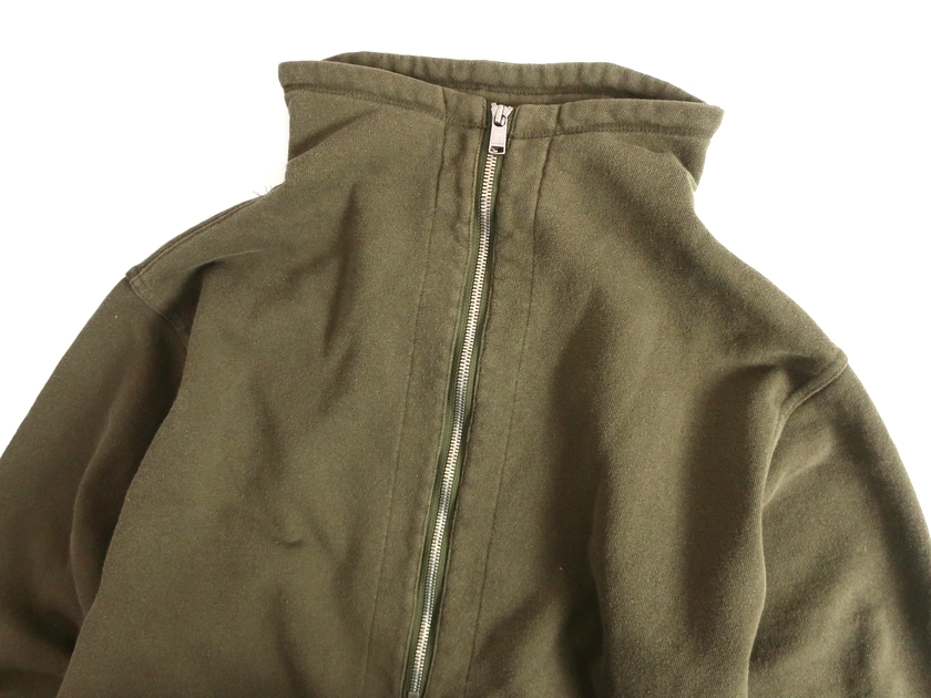 cyclist half zip hoody cotton sweat