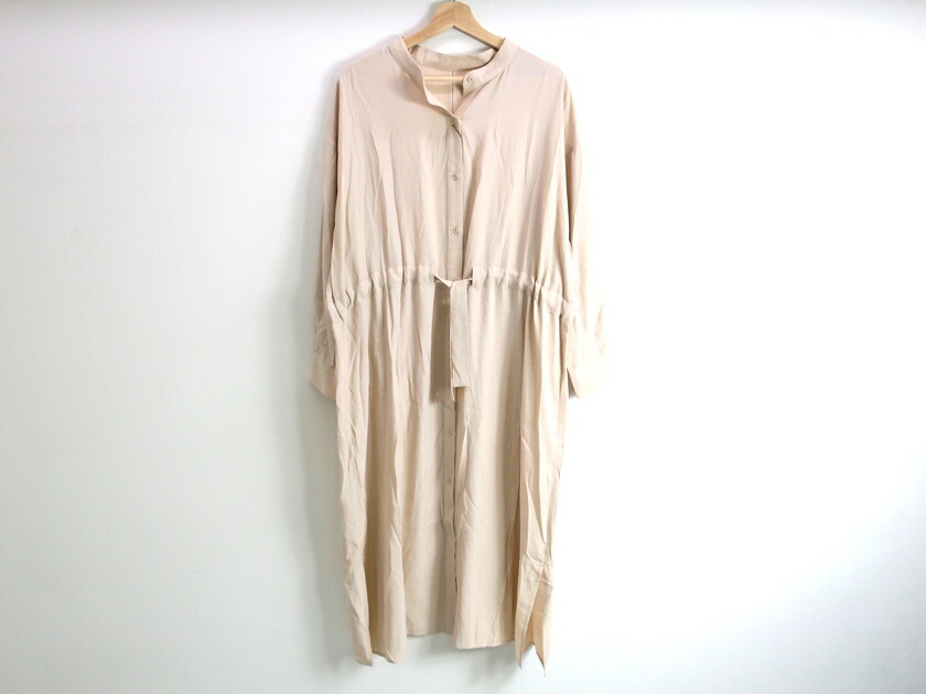 楽天市場 Omekashi オメカシ ドロストシャツワンピース ベージュ F 006 k05 Crawler