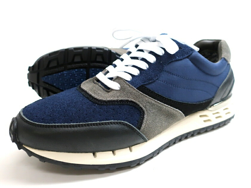 21年レディースファッション福袋 Madras 25 042 k ネイビー グレー ランニングシューズ レザースニーカー レースアップ ナイロン切替 スウェード 本革 Vibramソール Gore Tex 日本製 マドラス k Rashiastrologer Com