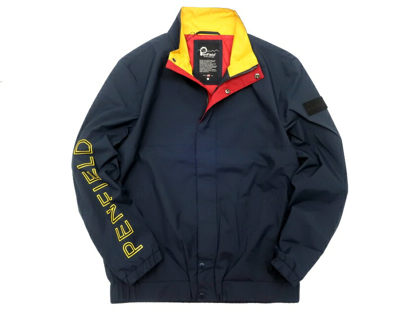 PENFIELD ペンフィールド ロゴ入 ジップアップ スタンドカラー ツイスター ジャケット ブルゾン FJ4WJ31M ネイビー M-01 L-02 XL-03▲056▼10531k03｜FASHION SELECT SHOP クローラー 8,253円