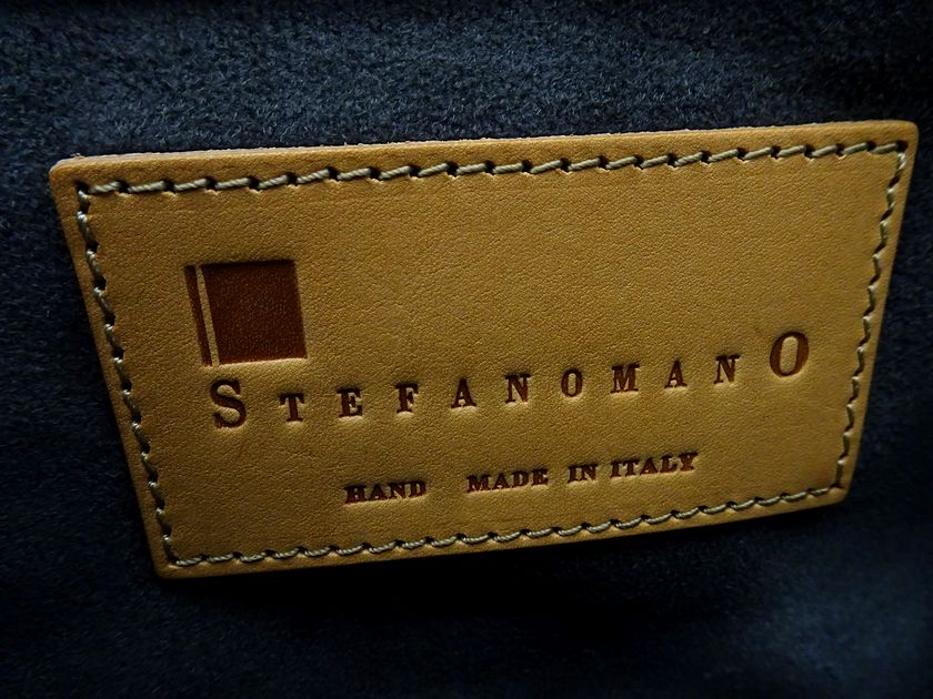 STEFANOMANO ステファノマーノ イタリア製 本革 アンティーク調 レザー