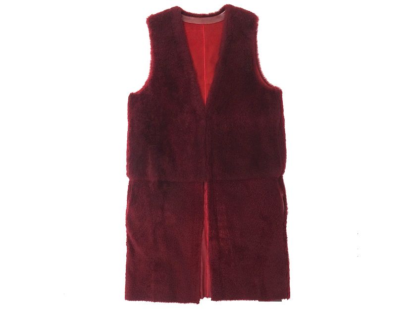 美品　KARL DONOGHUE ムートン リバーシブル　ベスト　ジレ 楽天市場】【8/15～18限定・最大2万円OFFクーポン配布中】KARL