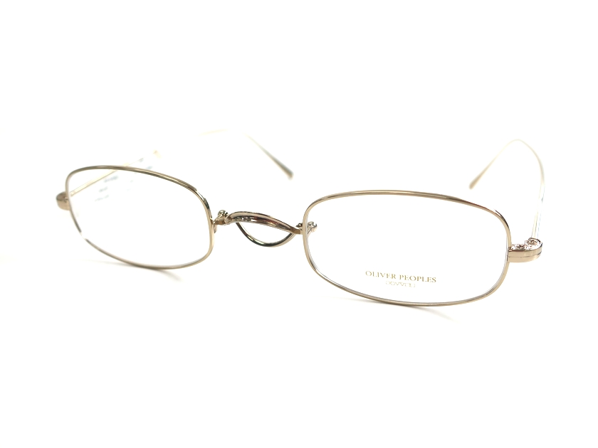 OLIVER PEOPLES オリバーピープルズ スクエア メガネ OV1256T 日本製 チタンフレーム EDESON 可動式スイングブリッジ 眼鏡  ゴールド△080▽20330k04 眼鏡・サングラス 