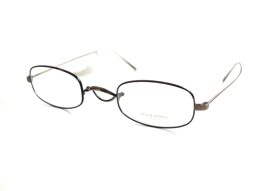 OLIVER PEOPLES オリバーピープルズ 日本製 EDESON 可動式スイングブリッジ スクエア チタンフレーム メガネ 眼鏡 OV1256T  ブラウン△080▽20330k05 眼鏡・サングラス 