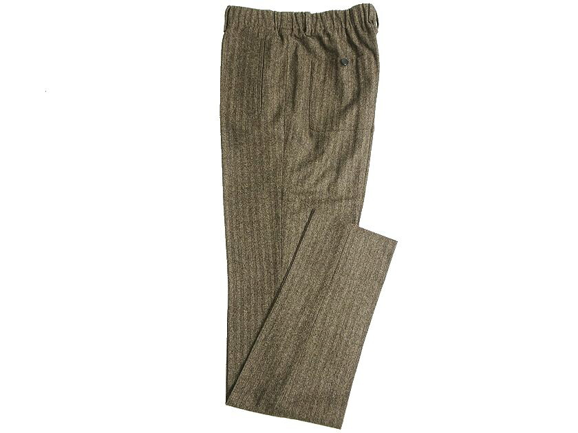 INCOTEX インコテックス TAPERED fit PATTERN 16 絨毛混 メランジ 杉綾模様 たわい無い スラックスズボン下 1AG96X 定4.6万 赤銅色 44-01 50-02▲050▼20418k28 メンズファッション-ズボン・パンツ