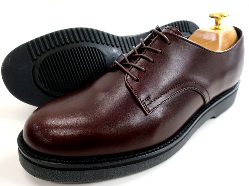PADRONE URBAN LINE パドローネ アーバンライン 日本製 DERBY PLAIN TOE SHOES 牛皮 外羽毛 力くらべ プレーントゥ なめし革シューズ 革靴 PU8759-2001-18C DANTE 定3万 暗然たる赤銅色 40-01 41-02 42-03▲070▼20518k20
