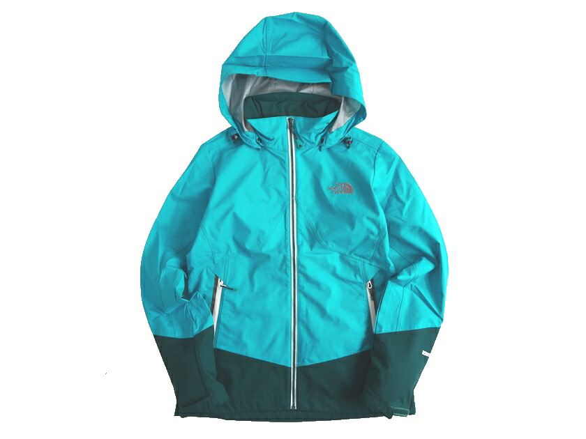 【中古】【新古品・未使用品】THE NORTH FACE ザ ノースフェイス  SUMMIT SERIES 耐水×防風 取り外し可能フード付き マウンテンジャケット ウインドブレーカー パーカー アウトドア レディース NFJ2WG30 ブルー 85-01 90-02 ▲047▼30407s02
