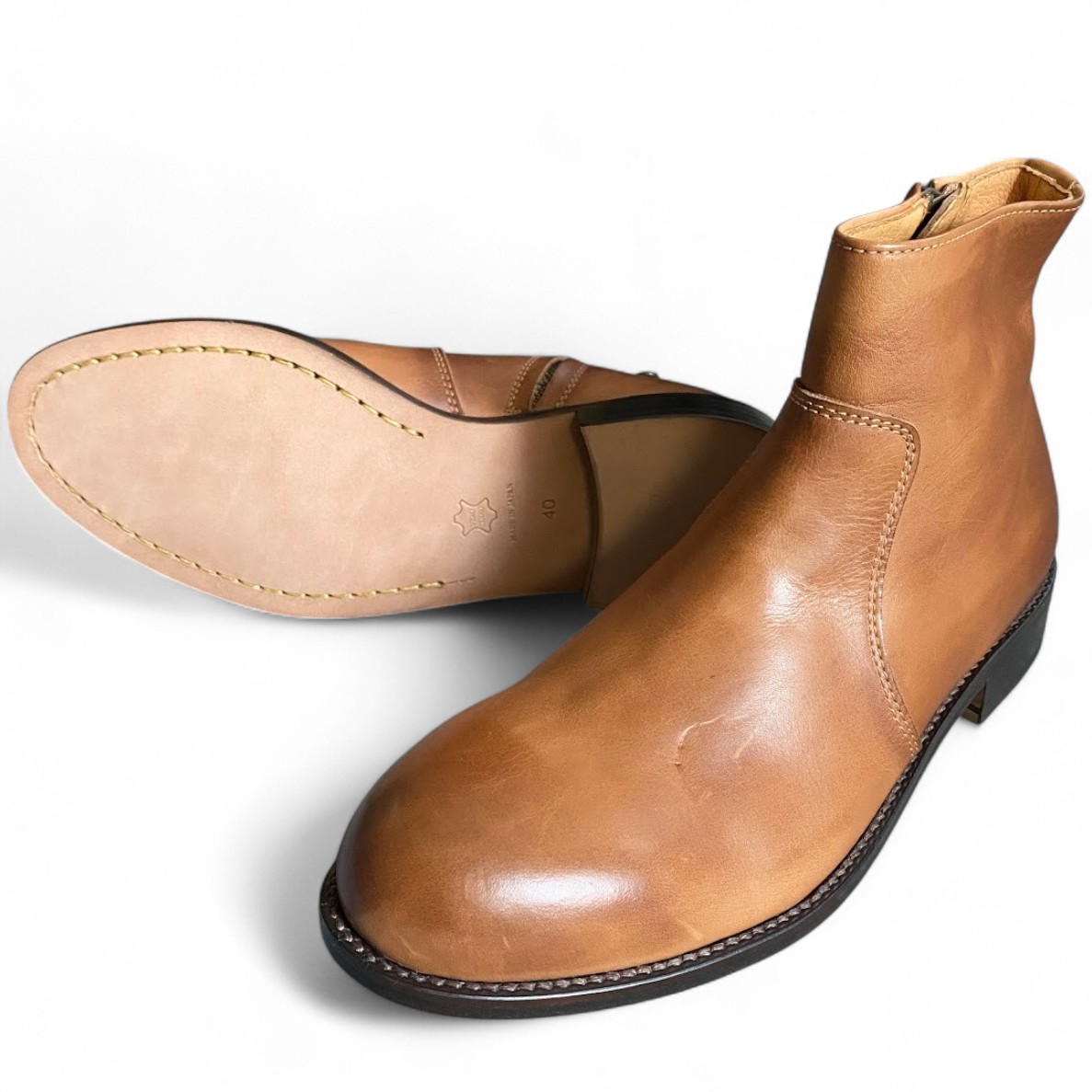 楽天市場】PADRONE パドローネ 日本製 マッケイ製法 本革 牛革 SIDE