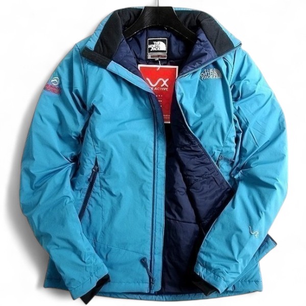 【中古】【新古品・未使用品】THE NORTH FACE ノースフェイス W'S VX FLEX JACKET SUMMIT SERIES 中綿入 フード付 フレックス スーパーストレッチ ジップアップ ジャケット レディース NFJ3NG80 ブルー 80(XS)-01 85(S)-02 90(M)-03▲043▼50829s12｜FASHION SELECT SHOP クローラー