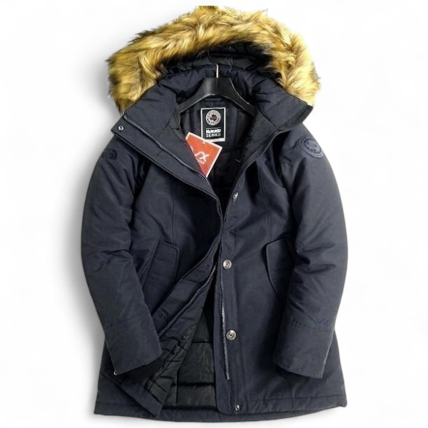 【中古】【新古品・未使用品】THE NORTH FACE ザ・ノース・フェイス 保湿調整機能VX ACTIVE 耐久撥水DWR ファー付きフーデッド 中綿入りコート マクマードコート G80 INK ネイビー 80/XS ▲052▼50903s03|FASHION SELECT SHOP クローラー