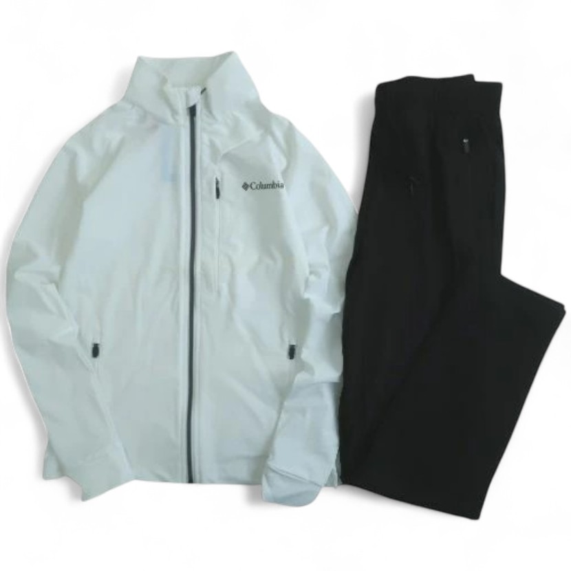 Columbia Sportswear コロンビア creora ナイロン ストレッチ ジップアップ ジャケット パンツ セットアップ ジャージ アウトドアウェア レディース C11YLC011 ホワイト ブラック 75(3XS)▲031▼30509k11 6,424円