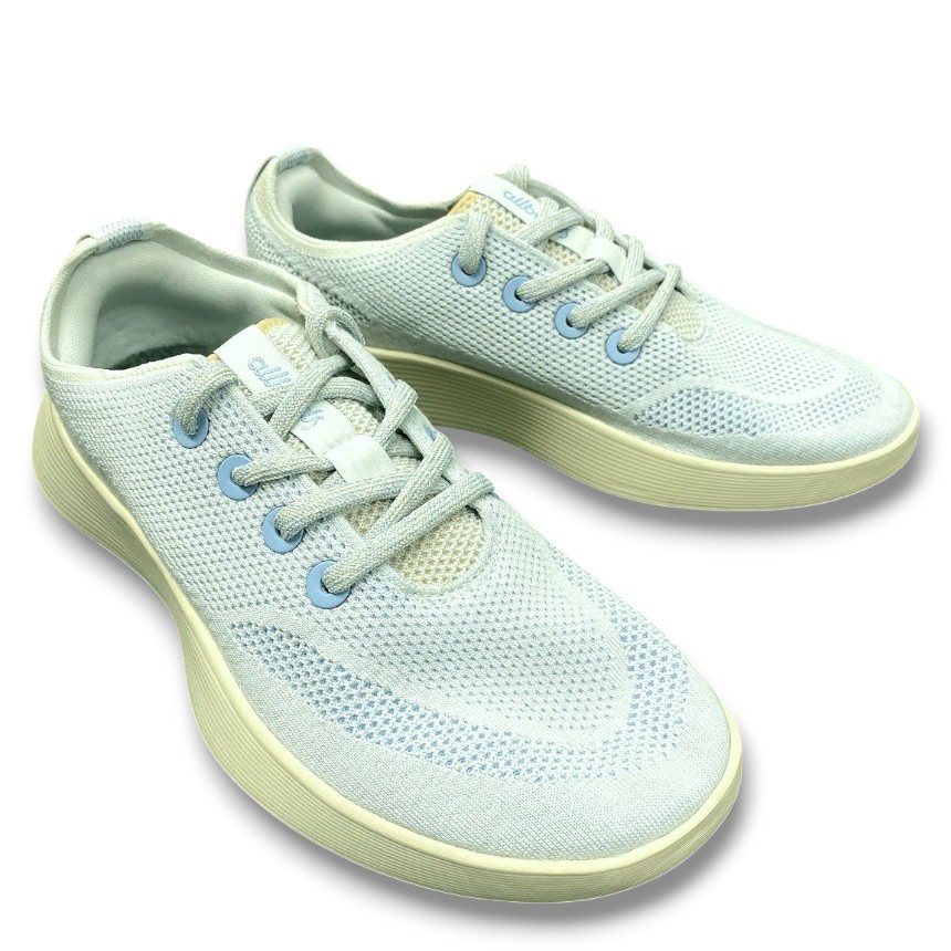 【中古】【新古品・未使用品】Allbirds オールバーズ Tree Runner Go 弾力性×通気性×軽量抜群 長時間快適 スニーカー シューズ 靴 定価1.8万 ABM243118 26-01 26.5-02 27-03 27.5-04 ライトブルー(W1)▲015▼50930s01