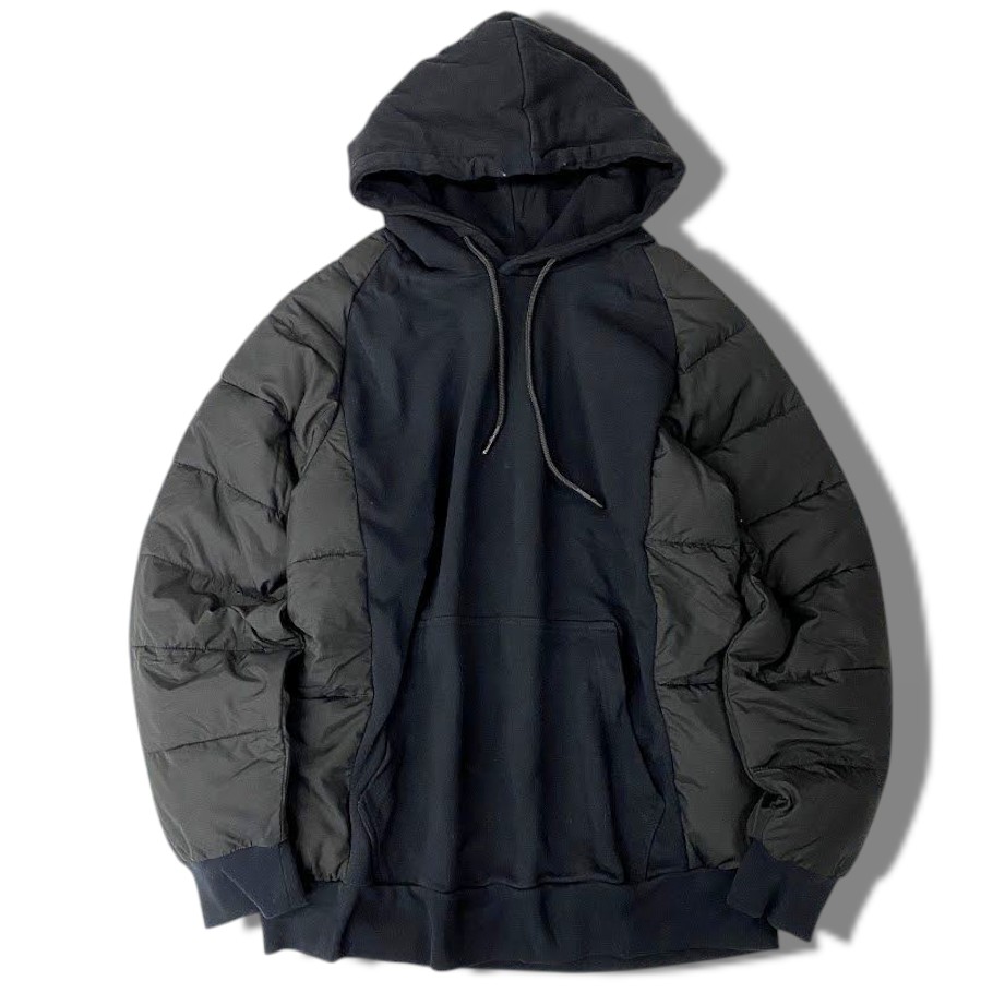 【中古】【新古品・未使用品】+phenix プラスフェニックス Side Down Zip Hoodie サイドダウン ジップアップ フーディー パーカー アーバンアウトドア 高機能ウェア POO-22087 定価1.8万 ブラック XXL▲000▼51020s01