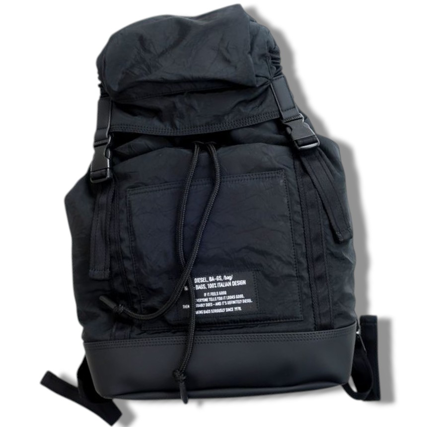楽天市場】DIESEL ディーゼル リュックサックダブルベルトバックル