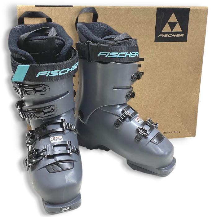 【中古】【新古品・未当て嵌める品】FISCHER フィッシャー RC4 HV 95 グリップウォーク スキーの板ブーツ ウィンタースポーツ 御機嫌演奏 白いもの アルペンブーツ 通貨価値8.8万 U09323 薄墨色 25.5 レディース▲120▼51209s05