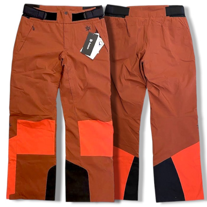 【中古】【新古品・未使用品】Goldwin ゴールドウィン 2-tone Color Winde Pants 2WAYストレッチ生地使用 透湿性 防水性 中綿入り スキー スノボー ウィンタースポーツ ツートーン カラー ワイド パンツ 定4.4万 G33355A UH 4(XL)▲100▼51212s03