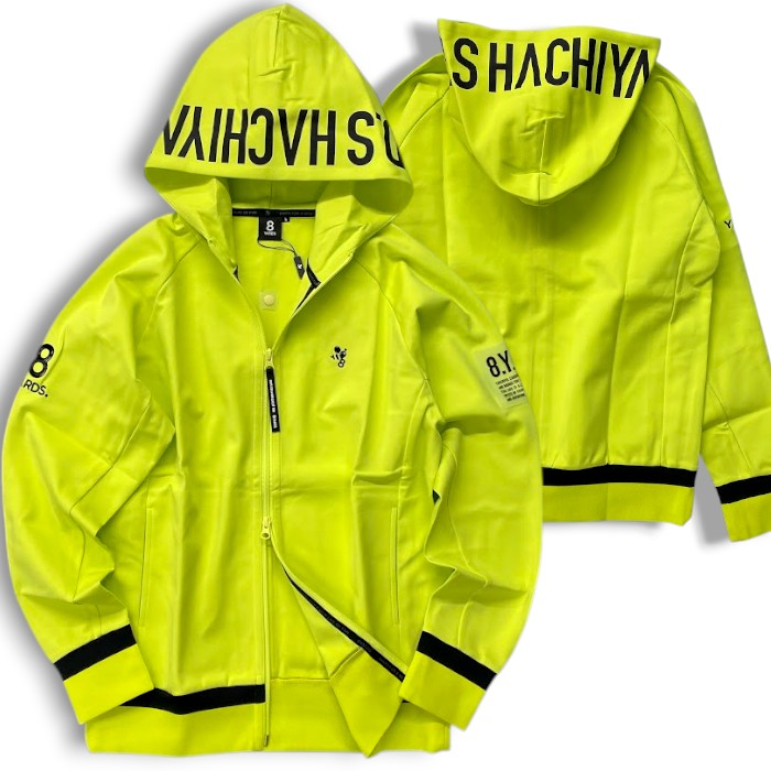 楽天市場】【美品】ハチヤーズ パーカー 黒×白 ダンボールニット調 袖