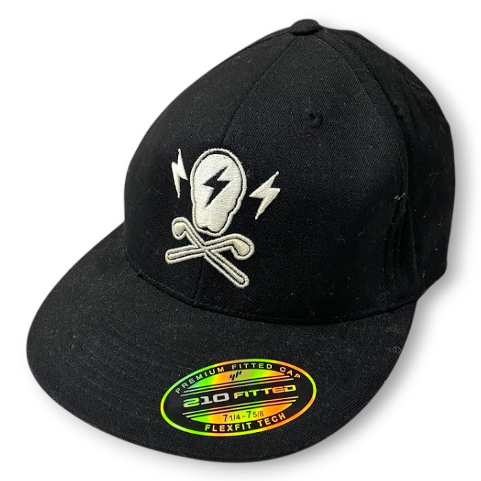 【美品】【中古】MARK & LONA マーク＆ロナ 210FITTED 髑髏柄 スカル キャップ 帽子 ゴルフ アクセサリー MAF-1B-FC29 ブラック FREE▲000▼60115s02 used 6,336円