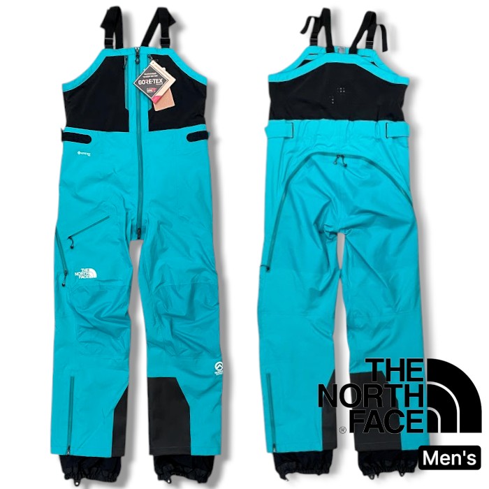 【中古】【新古品・未使用品】THE NORTH FACE ザ ノースフェイス 新品 SheerIce Bib ゴアテックス GORE-TEX SUMMIT SERIES サミットシリーズ シアアイス ビブパンツ アルパインパンツ 定価7.5万 NP62526 アクア L メンズ スキー スノボー ▲150▼60225s02