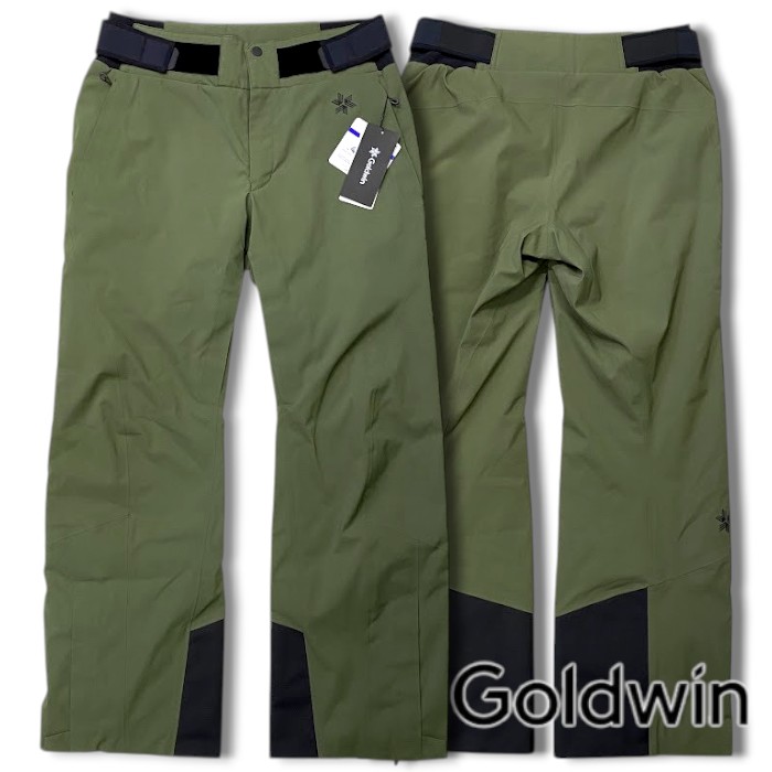 【中古】【新古品・未使用品】GOLDWIN ゴールドウィン 新品 G-Engineered Regular Pants 防水透湿性と伸縮性 中わた入り エンジニアード レギュラーパンツ スキーパンツ 定価5.2万 G35355 OH オリーブナイト 3▲140▼60227s08