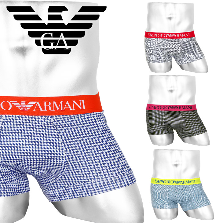 Emporio Armani エンポリオ アルマーニ ローライズボクサーパンツ メンズ 下着 アンダーウェア 綿 高級 おしゃれ チェック ドット 父の日 ブランド 男性 プレゼント プチギフト 誕生日プレゼント 彼氏 父 ギフト 記念日 Napierprison Com