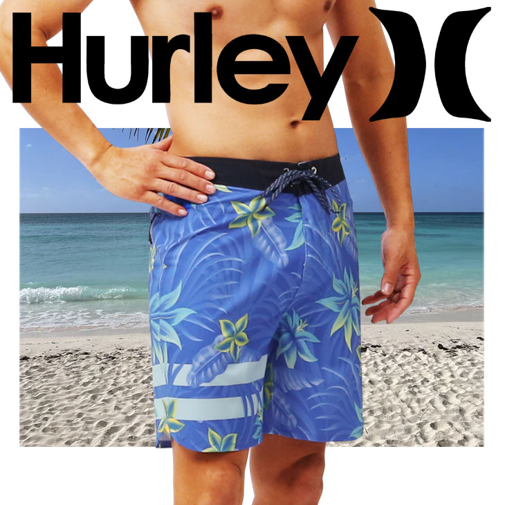 Hurley ハーレー サーフパンツ メンズ 水着 かっこいい おしゃれ 総柄 大きい フラワー 花柄 ボーダー ストライプ ロゴ ワンポイント おすすめ 人気 海パン 海水パンツ 派手 代 30代 ブランド 男性 プレゼント プチギフト 誕生日プレゼント 彼氏 父 息子 ギフト 記念日