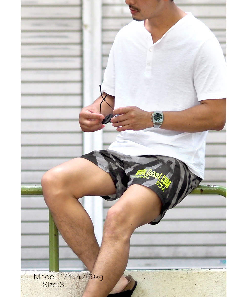 Diesel ディーゼル サーフパンツ メンズ 水着 水陸両用 フェス アウトドア おしゃれ かっこいい タイダイ ハーフパンツ ショートパンツ 街履き ロゴ ワンポイント おすすめ 人気 代 30代 ブランド 男性 プレゼント プチギフト 誕生日プレゼント 彼氏 父 息子 ギフト
