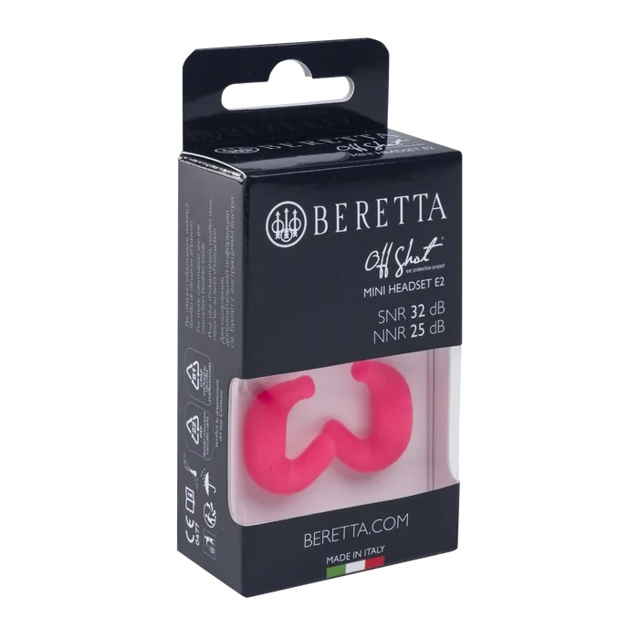 ベレッタ ミニヘッドセット E2（フクシア）/Beretta Mini Headset - Fucsia Fluo｜Crazy Shooter 店