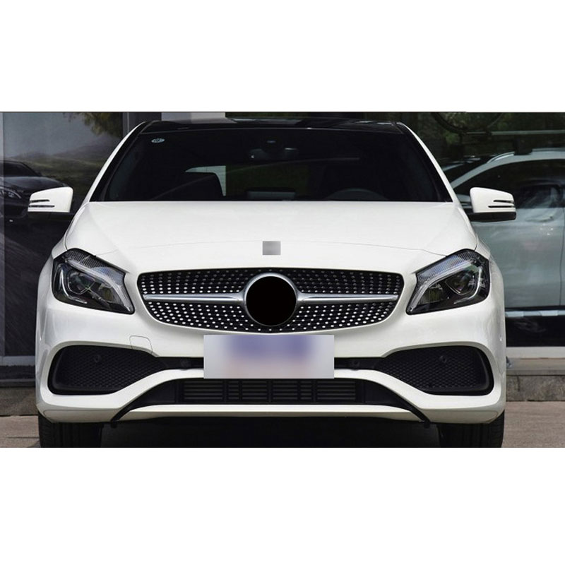 大衆性 メルセデスベンツ 向正面茶寮 Aポイントw176後期運動 5 16 18年次 Amg Gtフロントグリル 自動小銃車外装用事項 部分 カスタム 銀色 Lindsaymayphotography Com