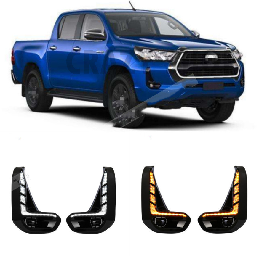 クリアランス セール 流れるウインカー LED デイライト【新型 HILUX