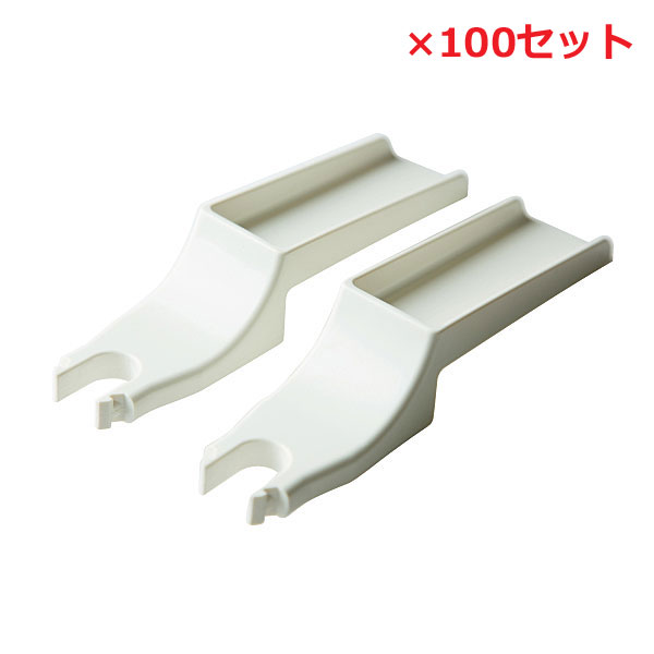 室外機ルーバー用両面テープ取付台座セット(2個で1セット) SLK-20&times;100セット入り 幅3cm&times;奥行16cm&times;高さ2cm【オプション 台座 ホワイト タカラ産業 ※室外機・室外機ルーバーは付属しておりません】｜ツインスターカンパニー