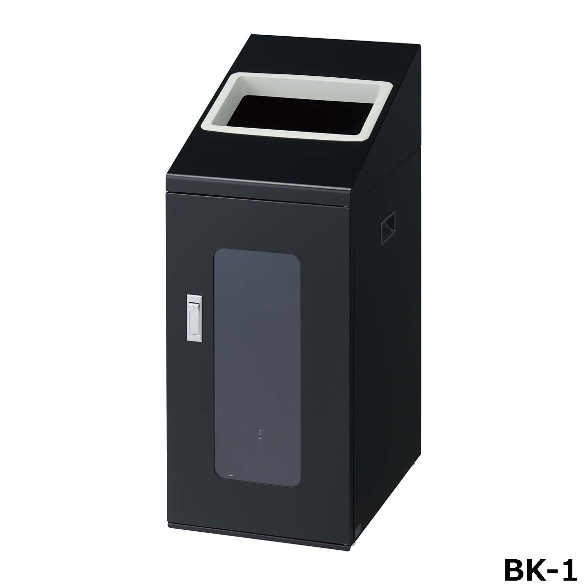 リサイクルボックスNTIS-50(視認性) BK-1 W34×D49×H83.5cm 容量約70L YW-511L-ID【片面投入 アジャスター付き スチール製ボディ 分別シール付き 業務用分別ゴミ箱 屋内用 ショッピングセンター スーパー 山崎産業】 32,575円