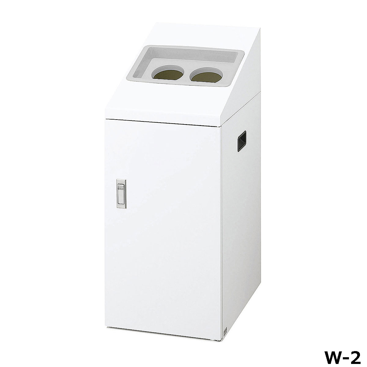 再利用ボックス席NTI-50 W-2 W34×D49×H83.5糎 電気容量約50L YW-502L-ID【片面投じる アジャスター付き添い人  スチール写真製上半身 カテゴリー化判子付き添い人 御役目用カテゴリー化紙くずかご 屋内用 買い出し真っただ中 百貨店 山崎工業】
