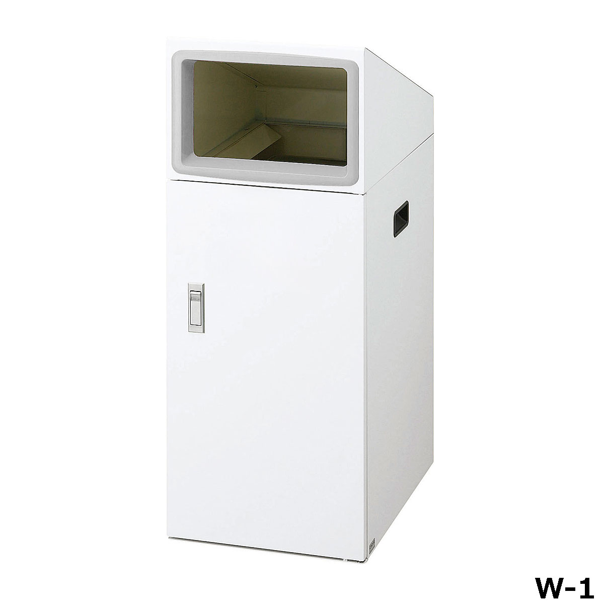 再利用ボックス席NTO-50 W-1 W34×D49×H87糎 電気容量約50L YW-517L-ID【片面投じる アジャスター付き添い人  スチール写真製上半身 カテゴリー化判子付き添い人 御役目用カテゴリー化紙くずかご 室外用 買い出し真っただ中 百貨店 山崎工業】