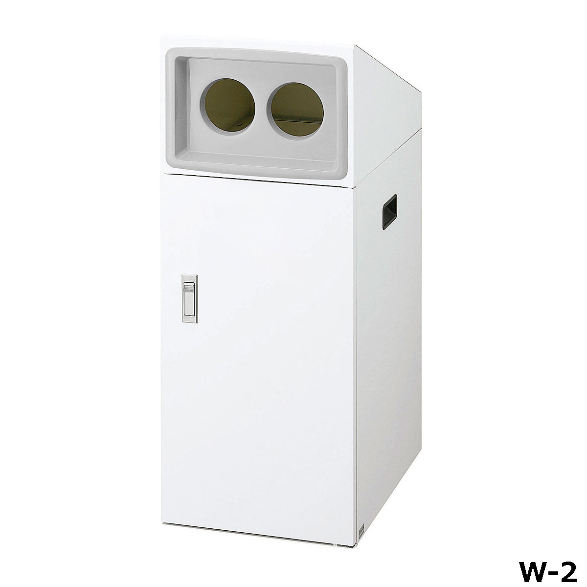 再利用ボックス席NTO-50 W-2 W34×D49×H87糎 電気容量約50L YW-518L-ID【片面投じる アジャスター付き添い人  スチール写真製上半身 カテゴリー化判子付き添い人 御役目用カテゴリー化紙くずかご 室外用 買い出し真っただ中 百貨店 山崎工業】