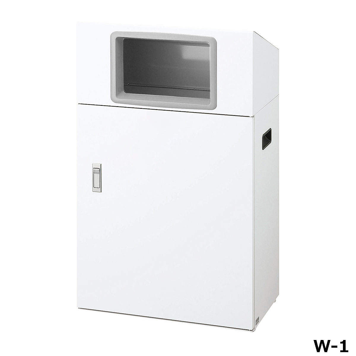 再利用ボックス席NYO-50 W-1 W53×D30×H87糎 静電容量約50L YW-549L-ID【片面投じる アジャスター付き添い人  スチール写真製上半身 篩いに掛ける消印付き添い人 お役目用篩いに掛ける紙くずかご 室外用 買い出し真っただ中 百貨店 山崎製作】