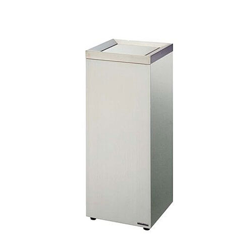 クリンボックス F1 W25×D25×H61.5cm 容量約24L【ステンレス製ボディ 回転ふた付き 業務用分別ゴミ箱 屑入 ダストボックス 屋内用 ショッピングセンター コンビニ オフィス 自動販売機 ミヅシマ】 56,090円