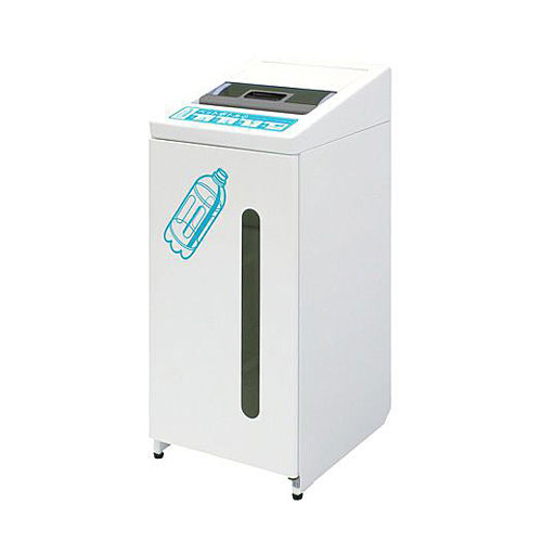 リサイクルボックス2 90L W41&times;D46.4&times;H97.8cm 容量約90L【スチール製ボディ アジャスター付き 透明窓付き 業務用分別ゴミ箱 屑入 ダストボックス 屋内用 ショッピングセンター コンビニ オフィス 自動販売機 ミヅシマ】｜ツインスターカンパニー
