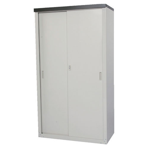 家庭用収納庫 ハーフ棚162 HS-162HT 89&times;47&times;162cm 0.41平米【物置 屋外収納 屋外物置 ガーデン 家庭用 コンパクト 小型 グリーンライフ】｜ツインスターカンパニー