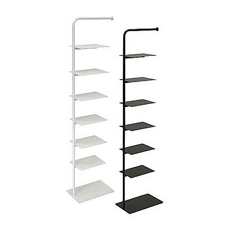 Stack rack・シューズラック-7 UD08【日本製 足立製作所 シューズラック 玄関収納 靴収納 靴棚 傘掛け 傘かけ】｜ツインスターカンパニー