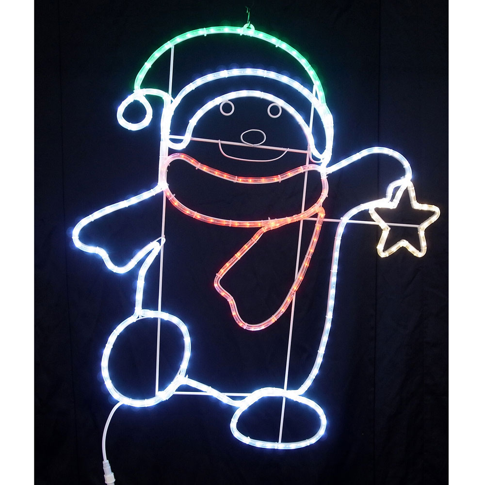 2Dモチーフ スタースノーマン L2DM005【コロナ産業 イルミネーション モチーフ LED 照明 ライト ガーデン装飾 クリスマス】 14,761円