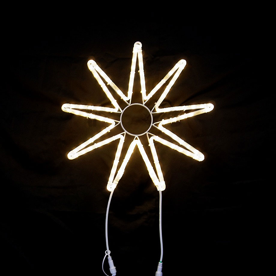 2Dモチーフ フラッシュブライト 電球色 L2DM520-D【コロナ産業 イルミネーション モチーフ LED 照明 ライト ガーデン装飾 スター 星】