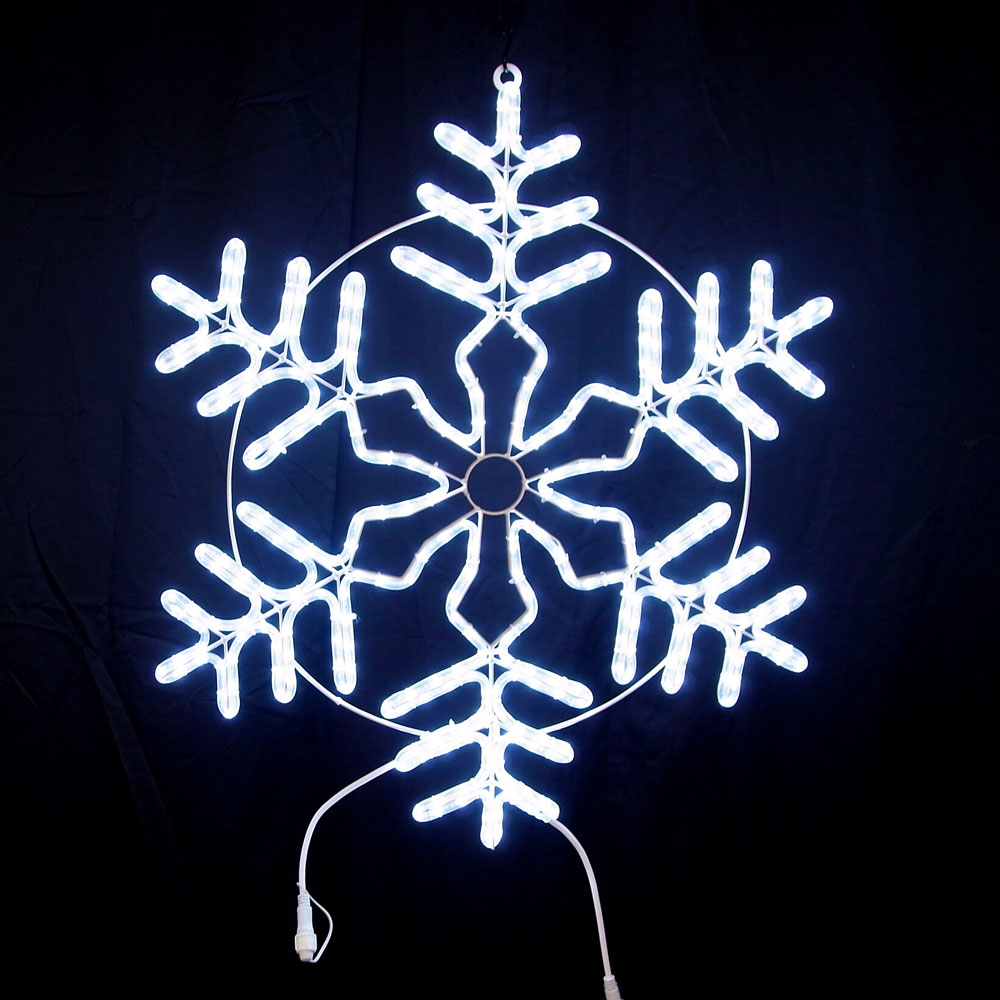 2Dモチーフ スノーフレーク80 L2DM712【コロナ産業 イルミネーション モチーフ LED 照明 ライト ガーデン装飾 スノー 冬 雪】|ツインスターカンパニー