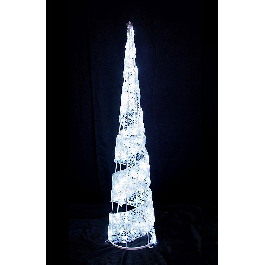 3D画題 渦巻き唐きび140珊 白 L3D909-W【コロナ実業 照度 画題 LED 点火装置 点火装置 庭園かざり付ける】